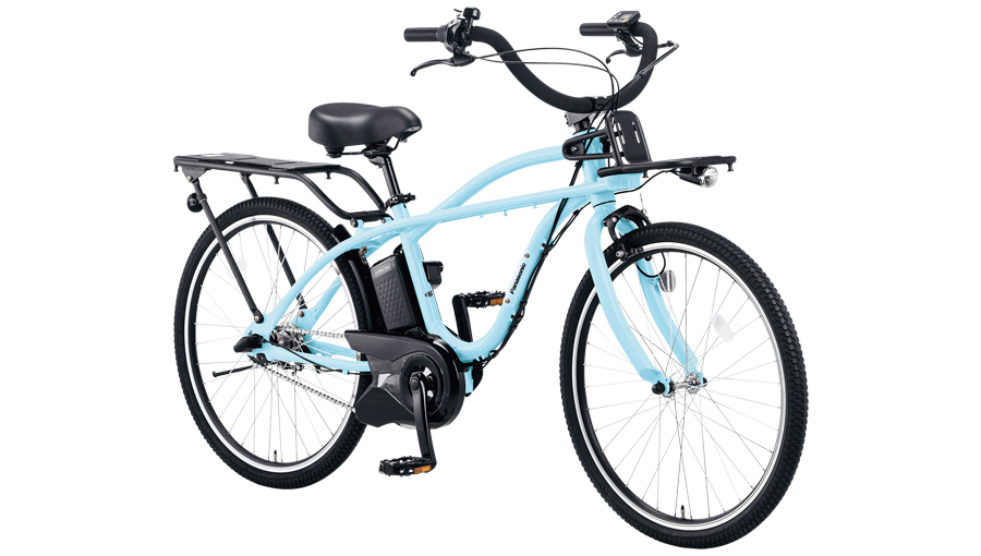 パナソニック 電動自転車　12Ah 内装3段変速 ショアブルー 2017年モデル Panasonic 電動アシスト自転車 電動自転車 パナソニック 2023年