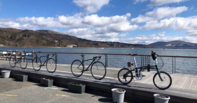 【e-bike×輪行】話題の折り畳みe-bike「DE01」で “山中湖周遊サイクリング” にチャレンジ！